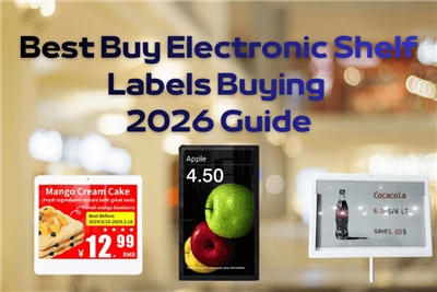 Best Buy elektronisko plauktu etiķešu iegādes ceļvedis 2026. gadam